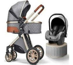 Multifunctioning Baby Stroller -grey