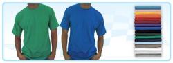 Plain Cotton Crew T Shirts - S Navy Blue