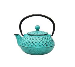 Chinese Cast Iron Teapot- 500ML Turquoise