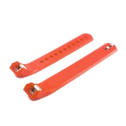 Tuff-Luv H4_42 Silicone Strap For The Fitbit Alta Size Small - Light Red