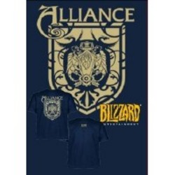 Blizzard World Of Warcraft Alliance T Shirts Men Medium