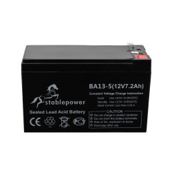 12V 7.2AH Rechargeable Sealed Lead Acid Battery