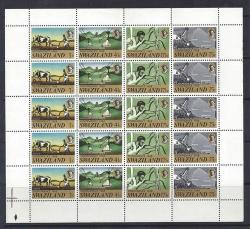 Swaziland 1969 Independence Miniature Sheet Of 25