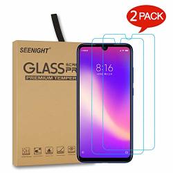 2 Pack Seenight For Xiaomi Redmi Note 7 Note 7 Pro Screen Protector Glass HD Anti-fingerprints 9H Hardness Scratch Resistant Tempered Glass For Xiaomi