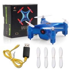 Wltoys Q343 Tiny Wifi Fpv 0.3mp Air Press Altitude Hold 2.4ghz 4 Channel 6 Axis Gyro Quadcopter Rtf