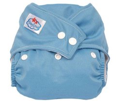 NEW BABY Blue = Light Blue Washable Cloth Diaper Nappy