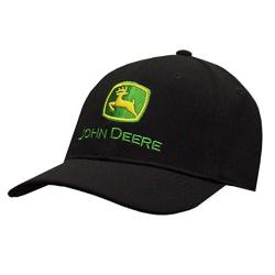John Deere Men's Stretch Band Embroidered Logo Black One Size