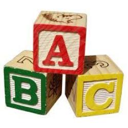 27 Pcs Wooden Alphabet Blocks