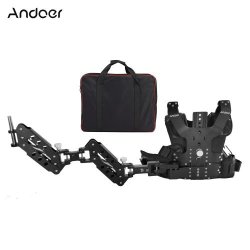 Andoer B200-c2 Pro Video Studio Photography Aluminum Alloy Load Vest Rig 16mm Dual Damping Arm Suppo
