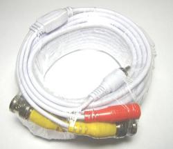 10m Cctv Camera Cable 3 In 1 Video + Audio + Power