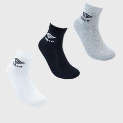 Umbra Umbro 3-PACK Ankle Socks Multi _ 169710 _ Black - S Black