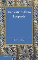 Translations From Leopardi
