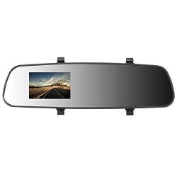 Sikiwind Dash Cam Car Auto 1080P HD 2.7IN Rearview Lcd Mirror Dvr Camera Video Rear View Loop Recording