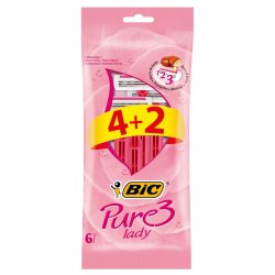 BIC PURE3 Disposable Razors Pack 6 Pack
