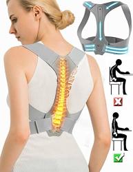 Posture Corrector Back Support Brace For Women & Men Comfortable Ergonomic Design Back Straightener shoulder Strap posture Trainer Device For Spinal Alignment Kyphosis Slouching & Hunching