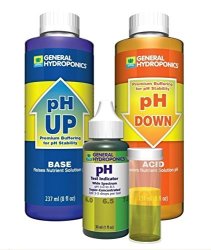 1-SET Immaculate Popular Gh Ph Control Hydroponics Tool Accurate General Water Test Kit Up And Down Volume 8 Oz With 1 Oz Indicator