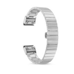 Replacement Butterfly Stainless Band For Garmin Fenix 5 5 Plus 22MM Silver