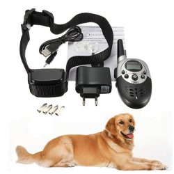 Waterproof 1000M Yard Remote Pet Dog Stop Anti Bark Shock Collar