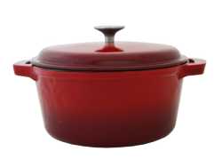 Eetrite 26cm Two-Toned Round Casserole in Red