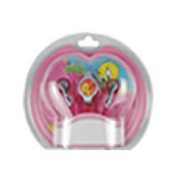 Tweety Earphone Colour:pink silver Retail Box No Warranty Special Design And Cartoon Character  makes It Fun To Use And Be Admired By Friends They Can