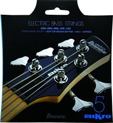 Ibanez Iebs 5 Coated Nickel Wound Mikro Bass Guitar Strings IEBS5CMK