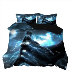 Avengers Thor Ragnarok 3D Printed Double Bed Duvet Cover Set