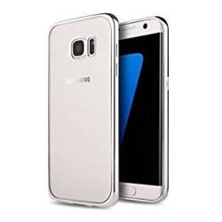 NWNK13 Samsung Galaxy S6 VI Electroplating silicone tpu soft Back Case Cover With Front Tem Silver