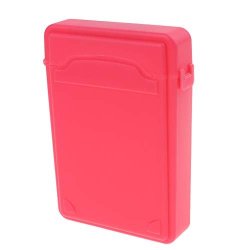 Baoblaze Portable 3.5 Inch Hard Drive Disk Protective Box Storage Case Cover For Hdd External Hard Drive Anti-static Shock Proof - Red