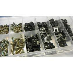 Assorted Speed Nut And Screws - 170 Pieces