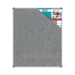 Bulletin Board Ribbed Aluminium Frame 1200X1000MM - Laurel