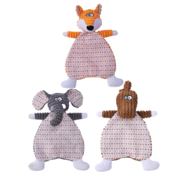 3 Pieces Dog Squeaky Plush Toy