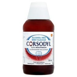 Corsodyl Alcohol Free Mint Mouthwash 300ML