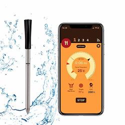 Meat Thermometer Weitasi Wireless Meat Thermometer With Bluetooth Connectivity For Bbq Grilling Smoker Oven Thermometer