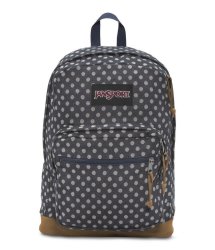 JanSport Right Pack Expressions Backpack Navy Twiggy Dot Jacquard