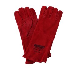 Oven Mitts Leather Red
