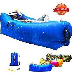 Yeacar Inflatable Lounger Air Sofa Portable Waterproof Indoor Or Outdoor Inflatable Couch For Camping Park Beach