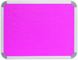 Info Board Aluminium Frame - 1500 900MM - Pink