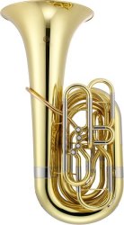 JTU1110 1100 Series 4 Vale Bbb Tuba With Case Lacquered Brass
