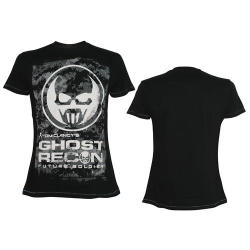 Ghost Recon - Black White Logo Mens T-Shirt - Size:large