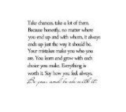 Decalgeek Take Chances Take A Lot Of Them Vinyl Wall Art Inspirational Quotes Decal Sticker 18 X 20-INCH