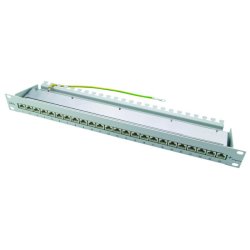 24 Port CAT6A Iso 500MHHZ Stp Patch Panel