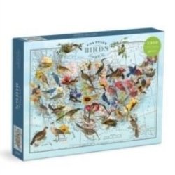 Wendy Gold State Birds Puzzle - Galison 1000 Pieces