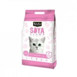 CAT Kit Soya Clump Litter - Strawberry 7L Natural & Safe Waggs Pet Shop
