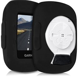 Kwmobile Case For Garmin Edge 200 500 - Soft Silicone Bike Gps Navigation System Protective Cover - Black