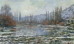 CaylayBrady Perfect Effect Canvas The Amazing Art Decorative Prints On Canvas Of Oil Painting 'claude Monet - The Thaw At Vetheuil 1880' 12X20 Inch