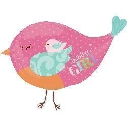 Tweet Bird Baby Girl Party Supershape Foil Balloon XL Was R60 Now R50