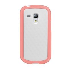 Katinkas 2108054517 Hard Cover For Samsung Galaxy S3 MINI Fiber - 1 Pack - Carrying Case - Retail Packaging - White pink
