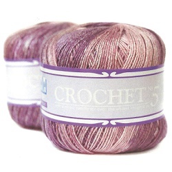 Knitting - Elle Yarns Crochet No 5 Wool Balls 500g