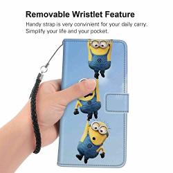 Wallet Case Fit Samsung Galaxy S9 Plus 2018 6.2 Inch Despicable Me Minions With Magnetic