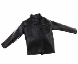 Studio One 1 6 Scale Black Pu Leather Male Jacket Coat Cloth For 12 Inch Action Figures Models Doll